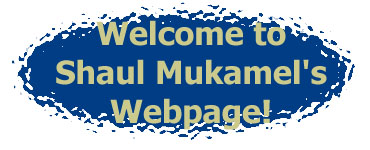 Welcome to Shaul Mukamel's Webpage!